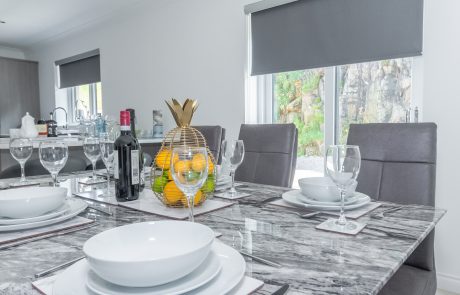 Waters Edge Dinning Table - Self Catering Banff